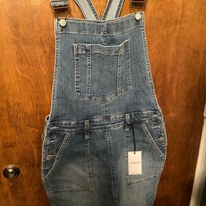 Judy Blue Dark Blue Women's Denim Overalls skirt
